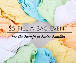 $5 Fill A Bag Event Benefiting the Local Foster Families Hosted by Sassafras Boutique | Kennewick, WA