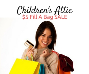 Children's Attic Presents $5 Fill A Bag SALE Featuring Products for Newborn Babies to Teen Size 12 | Kennewick, WA