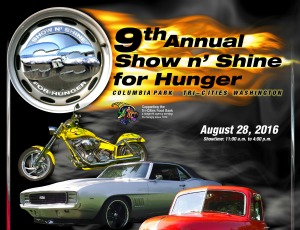 9th Annual Show N' Shine for Hunger Hosted by the Mid-Columbia Chapter of Mopars Unlimited Car Club | Kennewick 