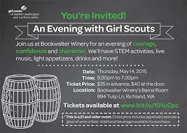 An Evening With Girl Scouts Bookwalter Winery Richland, Washington