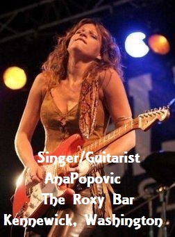 Singer/Guitarist Ana Popovic At The Roxy Bar Kennewick, Washington