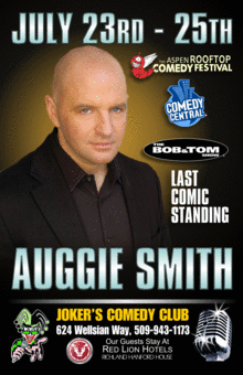 Auggie Smith Stand-Up Comedy Show Jokers Comedy Club Richland, Washington