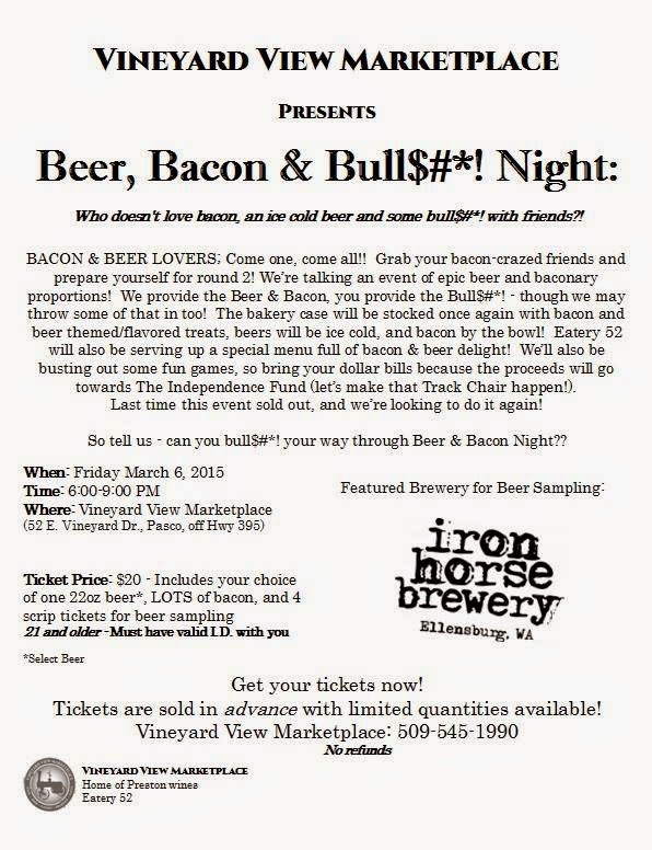 Beer, Bacon And Bull Bull$#*! Night - Round 2! Pasco, Washington 