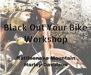Black Out Your Bike Workshop: Learn How   to Make Your Bike Look Lean and Mean | Kennewick