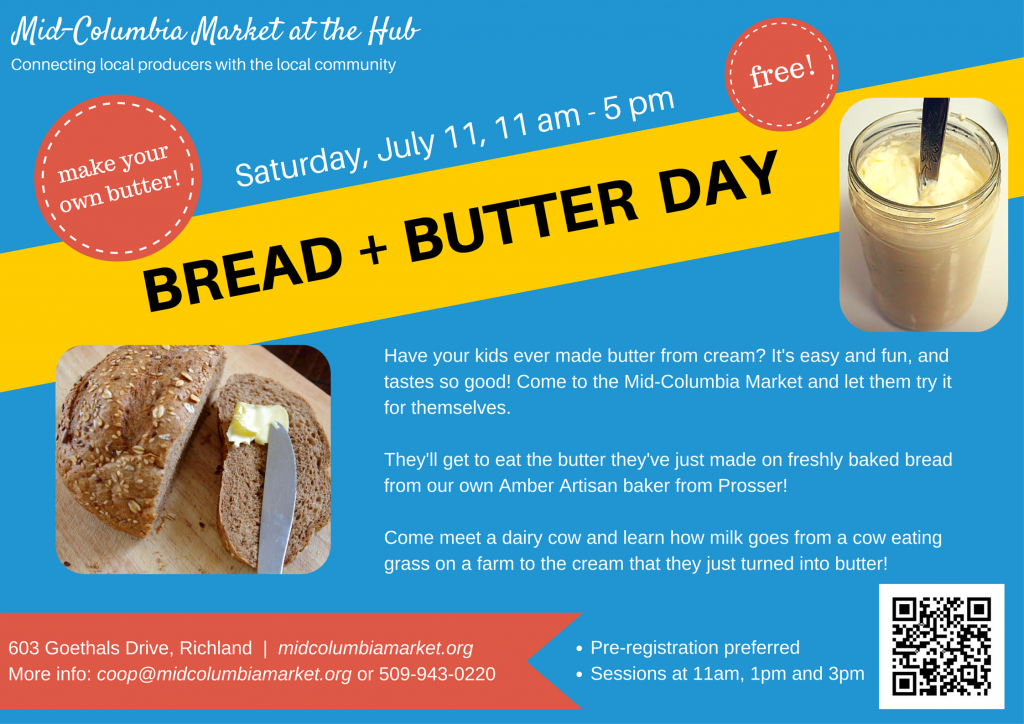 Bread And Butter Day For Kids! Mid-Columbia Market In Richland, Washington