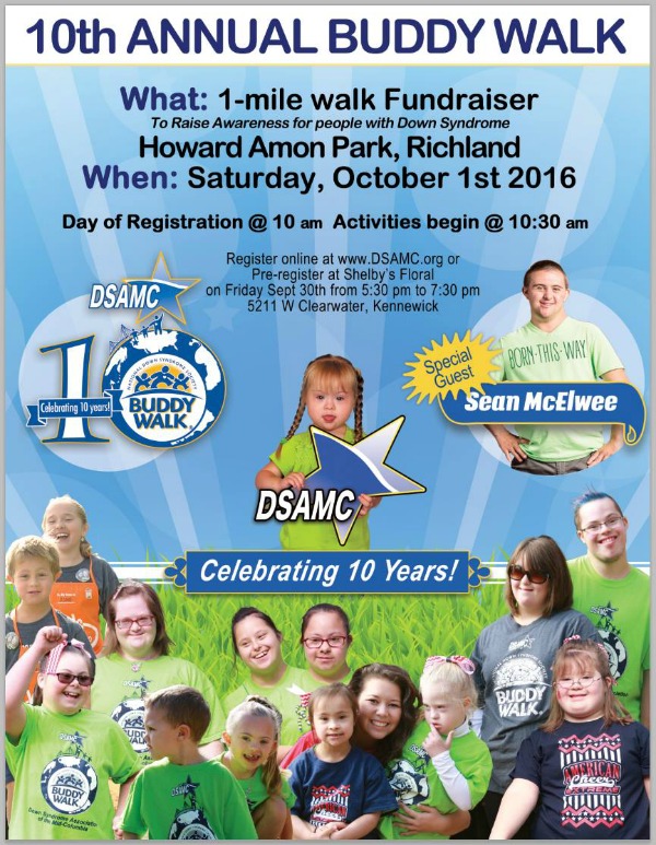 10th Annual Buddy Walk: Raising Awareness for People with Down Syndrome | Richland, WA