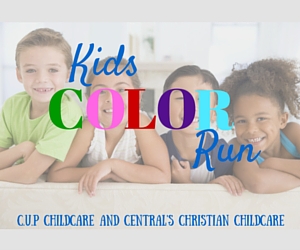 Kids Color Run Hosted by C.U.P Childcare and Central's Christian Childcare: A Kaleidoscopic Children's Affair | Richland, WA