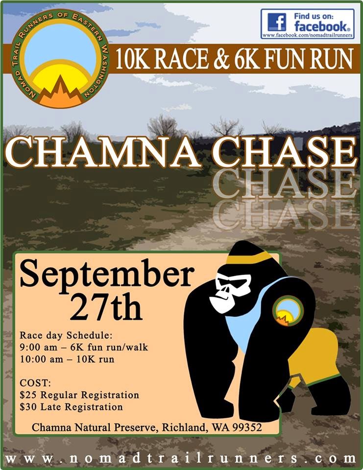 Chamna Chase 10k & 6k Fun Run, Chamna Preserve Richland, Washington