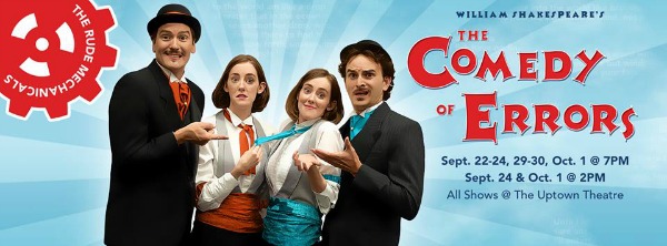 The Rude Mechanicals Presents Shakespeare's 'The Comedy of Errors' | The Uptown Theatre in Richland, WA 