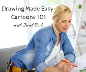 Wet Palette Party Presents Drawing Made Easy: Cartoons 101 with Jenel Bode | Richland, WA