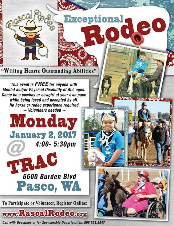 Rascal Rodeo: An Event for Individuals with Special Needs (All Ages) at TRAC Center | Pasco, WA 