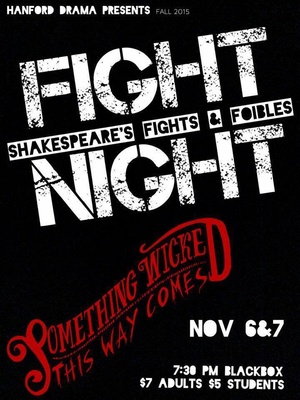 Fight Night – Hanford High Black Box Theatre Richland, Washington