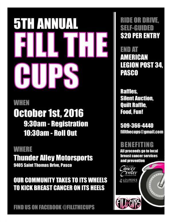 5th Annual Fill the Cups: Breast Cancer Awareness and Prevention Event in Pasco, WA