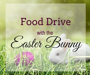 Food Drive with the Easter Bunny: Help Feed More Families This Year | Kidz Biz Salonz in Richland, WA