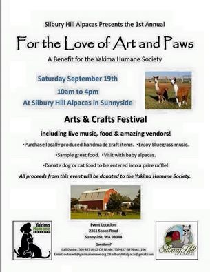 For The Love of Art And Paws In Sunnyside, Washington