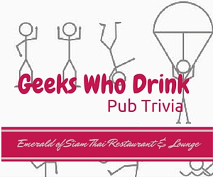 Geeks Who Drink - Pub Trivia at Emerald of Siam Thai Restaurant and Lounge | Richland, WA