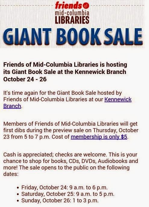 Friends Of The Mid-Columbia Libraries Giant Book Sale Kennewick, Washington