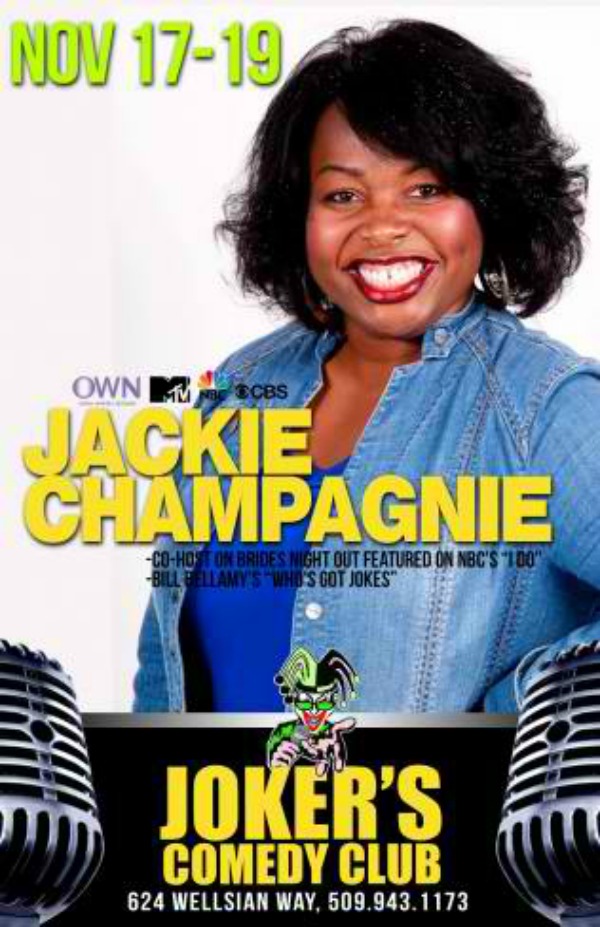 Jackie Champagnie Performs at Joker's Comedy Club: Let Jackie Fabulous Tickle Your Funny Bones | Richland WA 