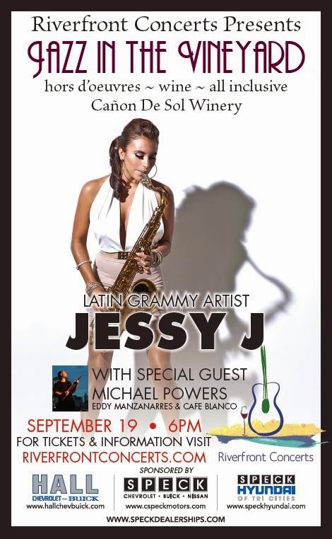 Jazz In The Vineyard Featuring Jessy J Benton City, Washington