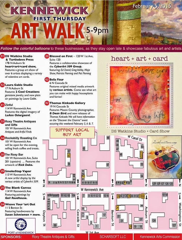 First Thursday Art Walk In Historic Downtown Kennewick, Washington