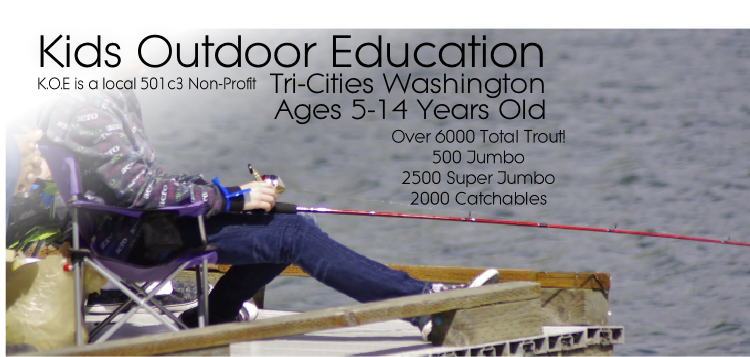 Annual Kids Fishing Day - Columbia Park Pond Kennewick, Washington