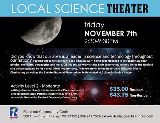 Local Science Theatre At The Richland Community Center, Amon Park Richland, Washington