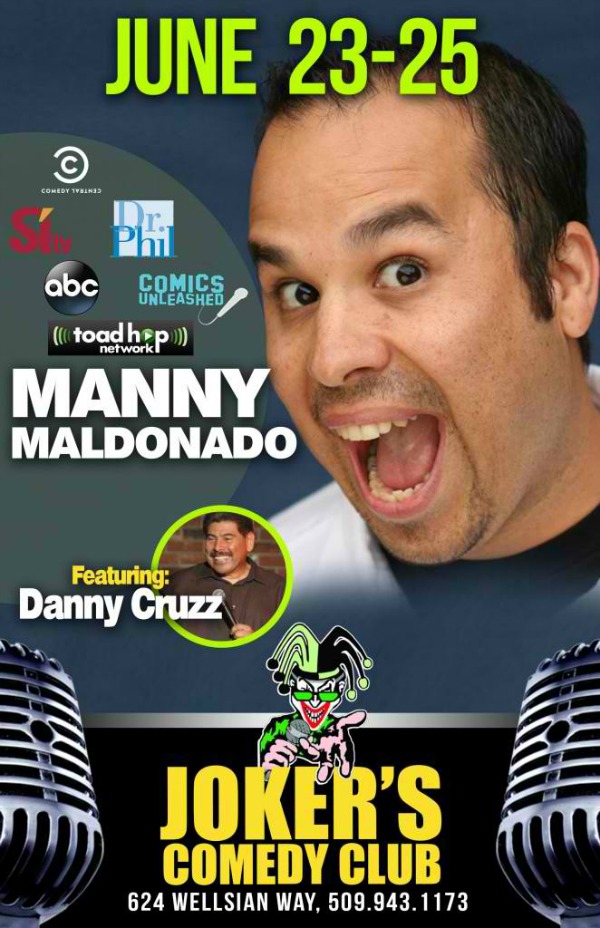 Joker's Comedy Club Presents Manny Maldonado: Laugh Your Stress and Sorrows Away | Richland, WA
