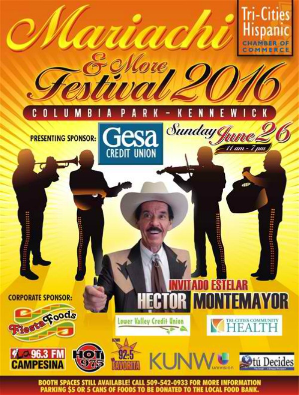 Mariachi and More Festival 2016 Presented by the Tri-Cities Hispanic Chamber of Commerce | Columbia Park, Kennewick 