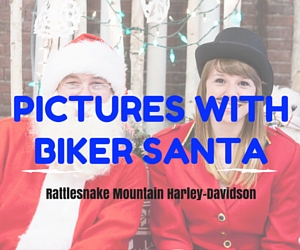 Rattlesnake Mountain Harley-Davidson's Photos with Biker Santa in Kennewick