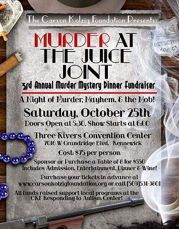 Murder At The Juice Joint - Mystery Fundraiser Dinner In Kennewick, Washington