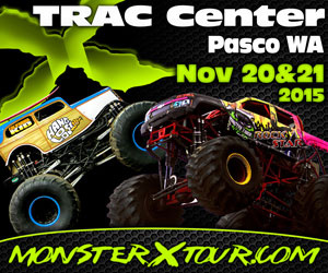 Monster X Tour Invades TRAC Center At Pasco, Washington  