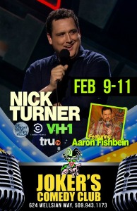 Nick Turner Performs at the Joker's Comedy Club | A Night of Har-De-Har in Richland, WA