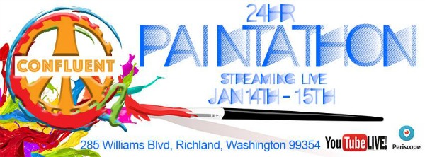 The First Annual 24-Hour Paint-A-Thon by Confluent Space Tri-Cities | Richland, WA