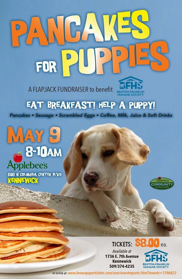 Pancakes For Puppies At Applebee's In Kenenwick, Washington