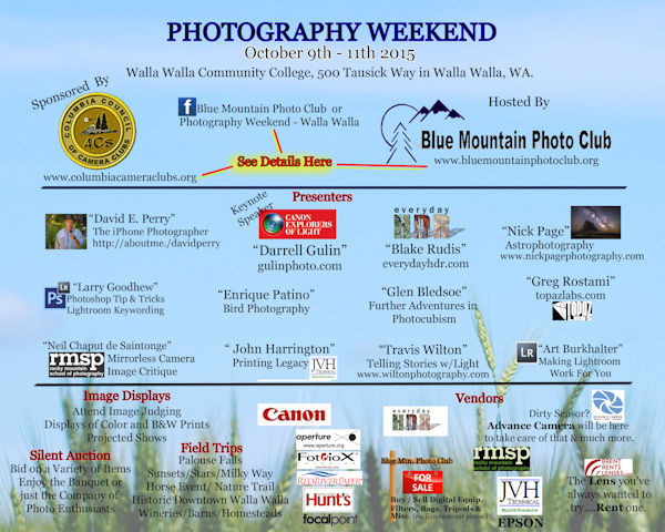 Photography Convention Weekend by Columbia Counsel of Camera Clubs in Walla Walla