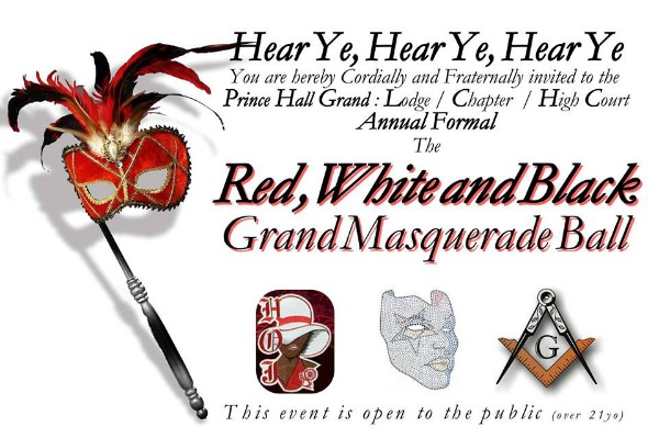 Red, White and Black Grand Masquerade Ball: A Celebration of the Most Worshipful Prince Hall Grand Lodge of Washington and Jurisdiction | Pasco, WA
