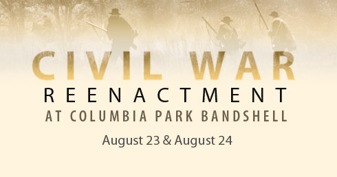 Civil War Reenactment Columbia Park East, Bandshell Kennewick, Washington