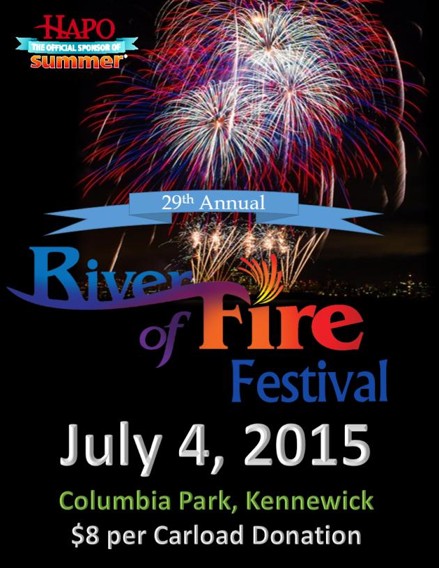 28th Annual River of Fire Festival in Columbia Park, Kennewick, Washington
