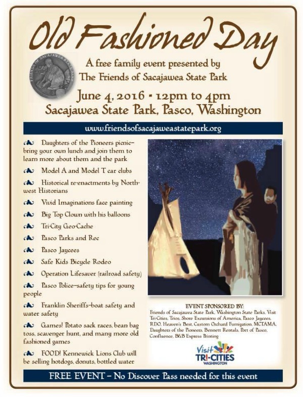 Old Fashioned Day - A Free Event for the Family Presented by The Friends of Sacajawea State Park | Pasco, WA 