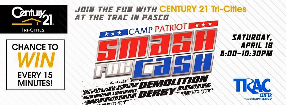 Smash For Cash - Demo Derby At The TRAC Center Pasco, Washington