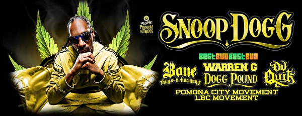 Snoop Dogg - Puff Puff Pass Tour 2016 Featuring Bone Thug-N-Harmony, DJ Quick, and a Lot More! | Kennewick