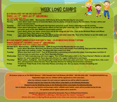 Summer Camps Just For Kids - Rocket Camp At The REACH Richland, Washington