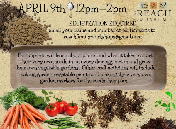 The REACH Saturday Stem Family Workshops Presents Plants and Egg Carton Gardens | Richland, WA