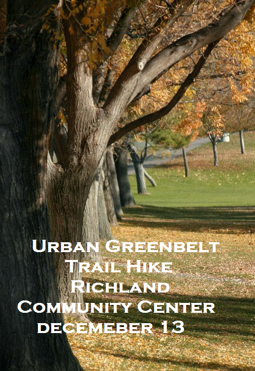 Urban Greenbelt Trail Hike Richland Community Center Richland, Washington