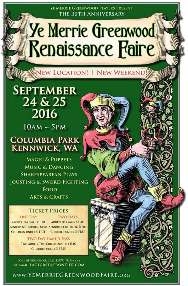 Ye Merrie Greenwood Renaissance Faire Anniversary Celebration: An Amusing Family Fair Within Means | Kennewick, WA