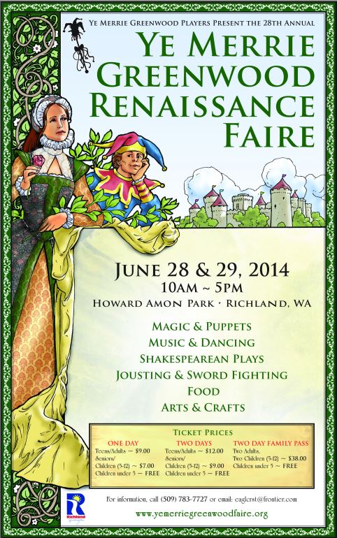 Ye Merrie Greenwood Renaissance Faire In Richland Washington