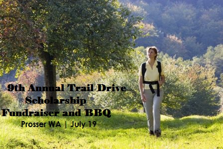 9th Annual Trail Drive Scholarship Fundraiser And BBQ In Prosser Washington