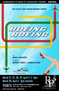 Richland Players Theatre in Richland, Wa Presents Boeing Boeing