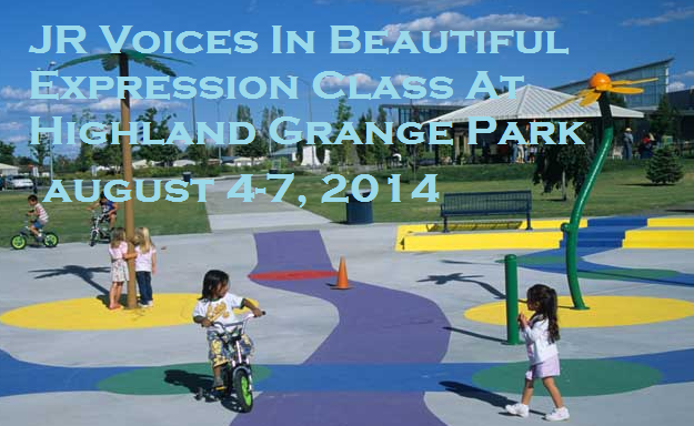 JR Voices In Beautiful Expression Class At Highland Grange Park Kennewick Washington