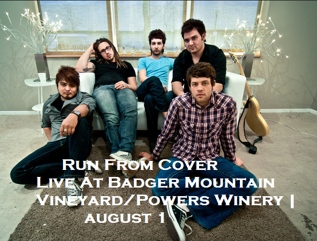 Run From Cover Live At Badger Mountain Vineyard/Powers Winery Kennewick Washington